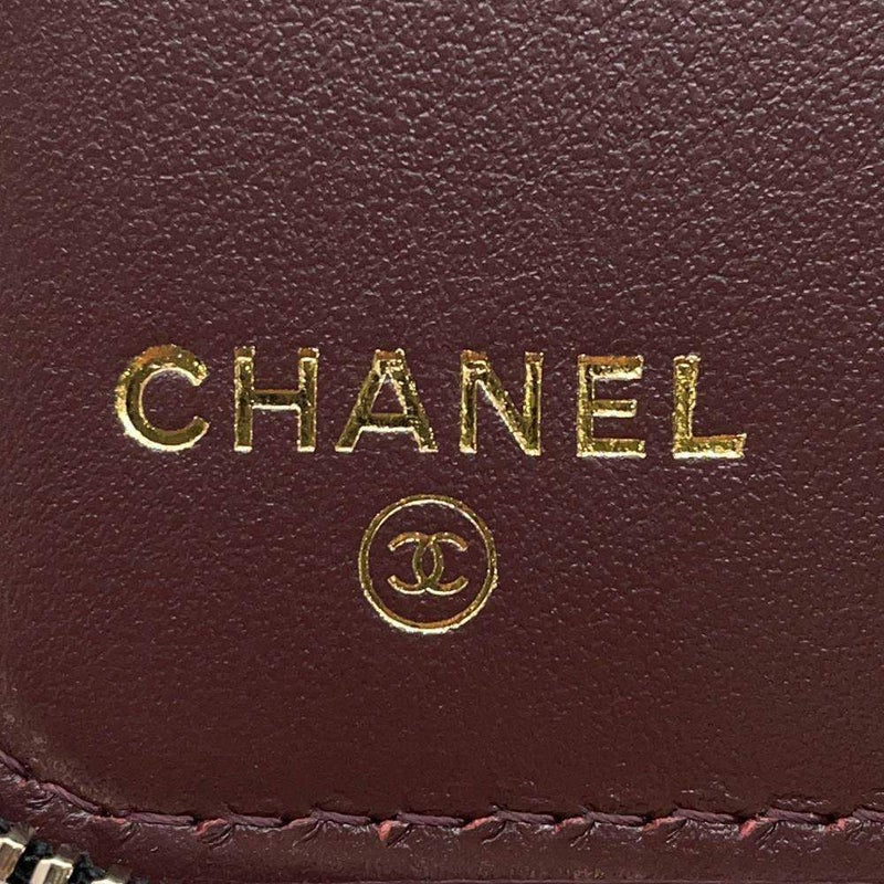 シャネル 二つ折り財布 マトラッセ スモールウォレット ココマーク キャビアスキン AP4652 CHANEL 財布 黒