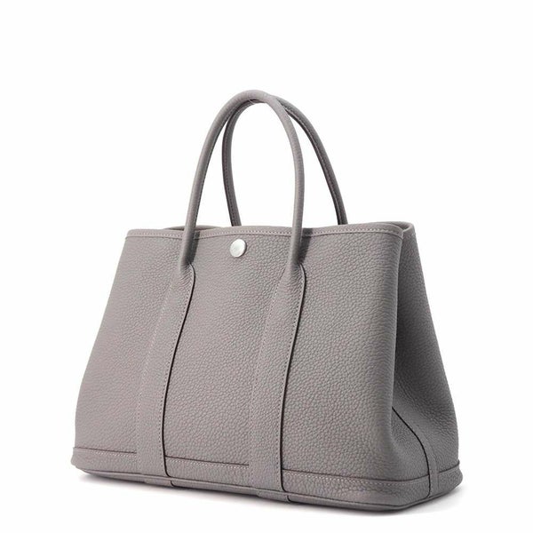 エルメス トートバッグ ガーデンパーティTPM グリメイヤー/シルバー金具 ネゴンダ W刻印 HERMES Garden Party