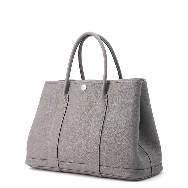 エルメス トートバッグ ガーデンパーティTPM グリメイヤー/シルバー金具 ネゴンダ W刻印 HERMES Garden Party