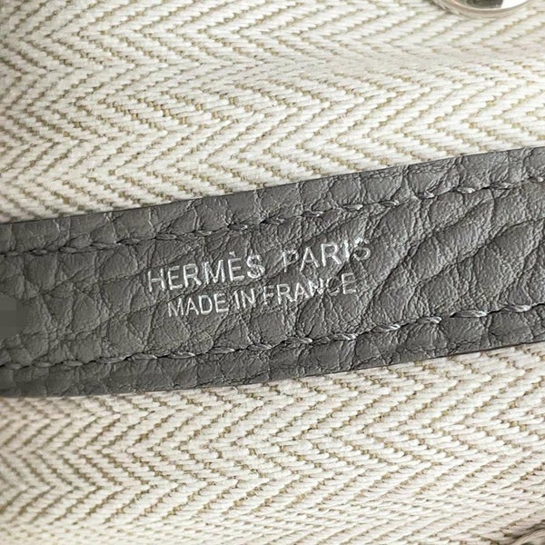 エルメス トートバッグ ガーデンパーティTPM グリメイヤー/シルバー金具 ネゴンダ W刻印 HERMES Garden Party