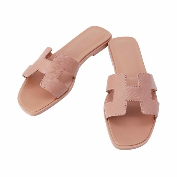 エルメス サンダル オラン エプソン レディースサイズ37 1/2 HERMES 靴