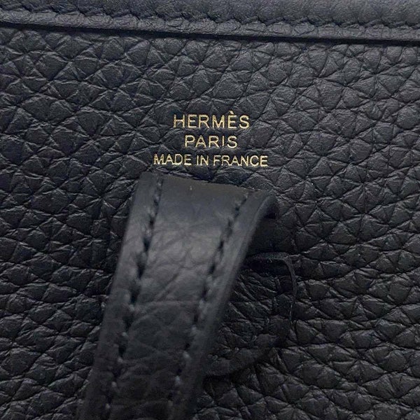 エルメス エブリンTPM アマゾン ブラック/グリミスティ/ゴールド金具 トリヨンクレマンス W刻印 黒