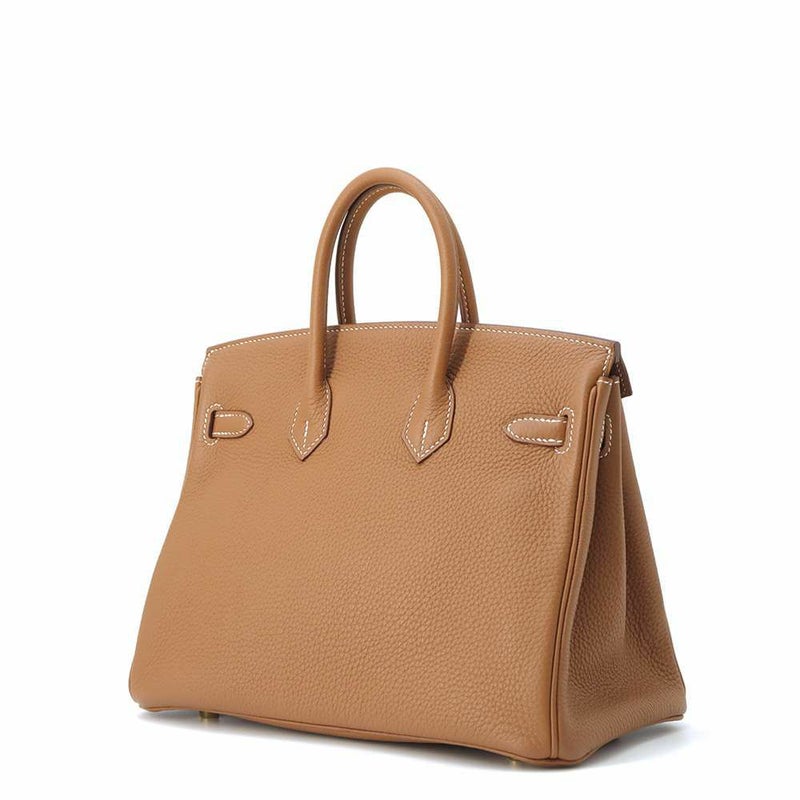 エルメス バーキン25 ゴールド/ゴールド金具 トゴ D刻印 HERMES Birkin ハンドバッグ
