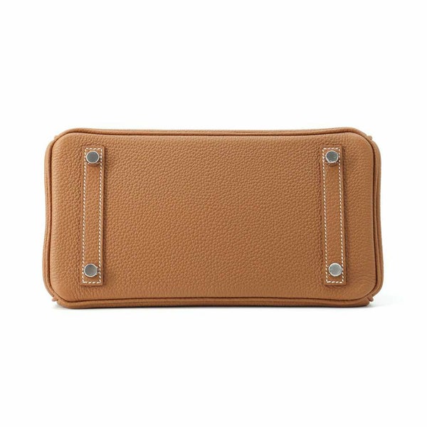 エルメス バーキン25 ゴールド/シルバー金具 トゴK刻印 HERMES Birkin ハンドバッグ