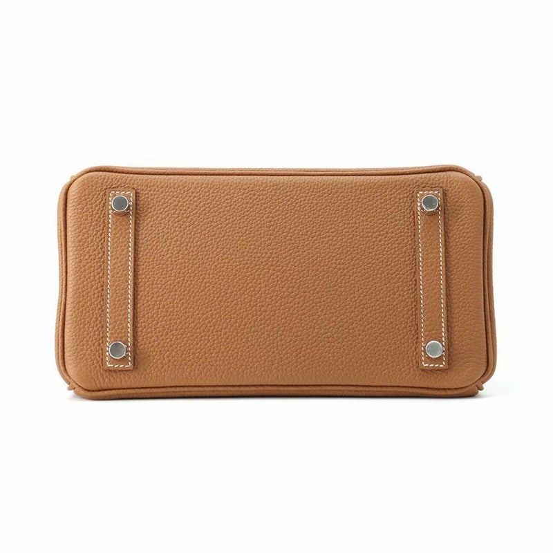 エルメス バーキン25 ゴールド/シルバー金具 トゴK刻印 HERMES Birkin ハンドバッグ