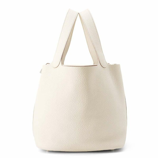 エルメス ハンドバッグ ピコタンロックMM べトン/シルバー金具 トリヨンクレマンス W刻印