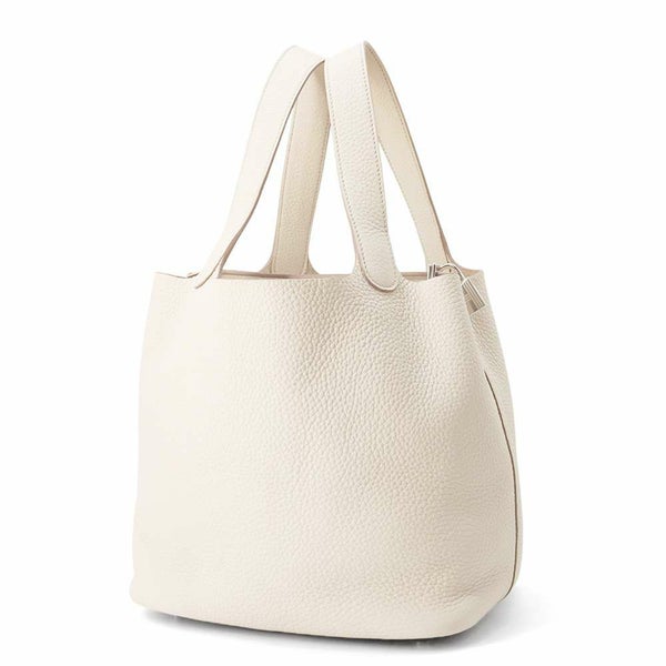 エルメス ハンドバッグ ピコタンロックMM べトン/シルバー金具 トリヨンクレマンス W刻印