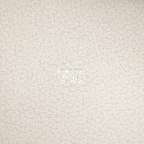 エルメス ハンドバッグ ピコタンロックMM べトン/シルバー金具 トリヨンクレマンス W刻印