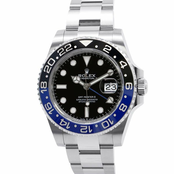 ロレックス GMTマスター2 デイト ランダムシリアル ルーレット 126710BLNR ROLEX 腕時計 黒文字盤