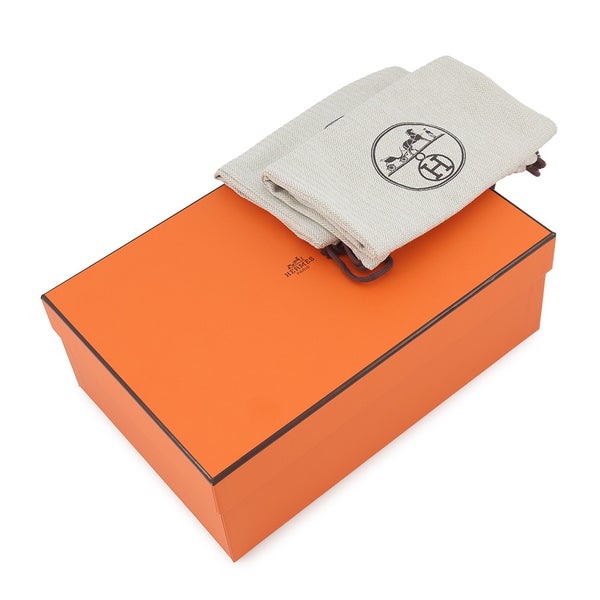 エルメス サンダル ミコノス ラバー レディースサイズ36 HERMES 靴 黒