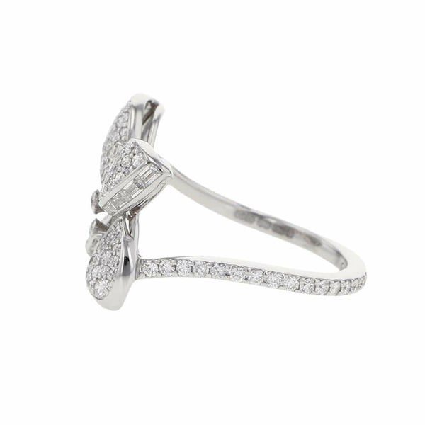 グラフ リング ベビー プリンセス バタフライ リング ダイヤモンド K18WG リングサイズ約8号 GRAFF ジュエリー