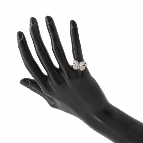 グラフ リング ベビー プリンセス バタフライ リング ダイヤモンド K18WG リングサイズ約8号 GRAFF ジュエリー