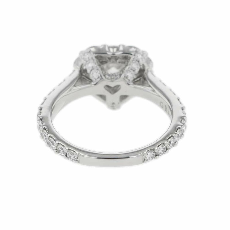 グラフ リング アイコン ハートシェイプ ダイヤモンド 0.70ct K18WG リングサイズ約6号 RGR619 GRAFF 指輪