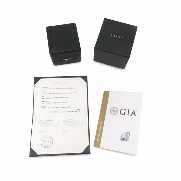 グラフ リング アイコン ハートシェイプ ダイヤモンド 0.70ct K18WG リングサイズ約6号 RGR619 GRAFF 指輪