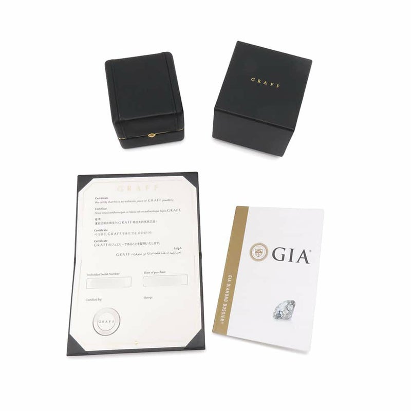 グラフ リング アイコン ハートシェイプ ダイヤモンド 0.70ct K18WG リングサイズ約6号 RGR619 GRAFF 指輪