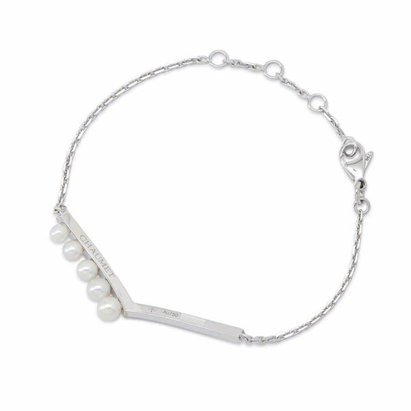 ショーメ ブレスレット ジョセフィーヌ エグレット ブレスレット ダイヤモンド パール K18WG 083295 CHAUMET ジュエリー