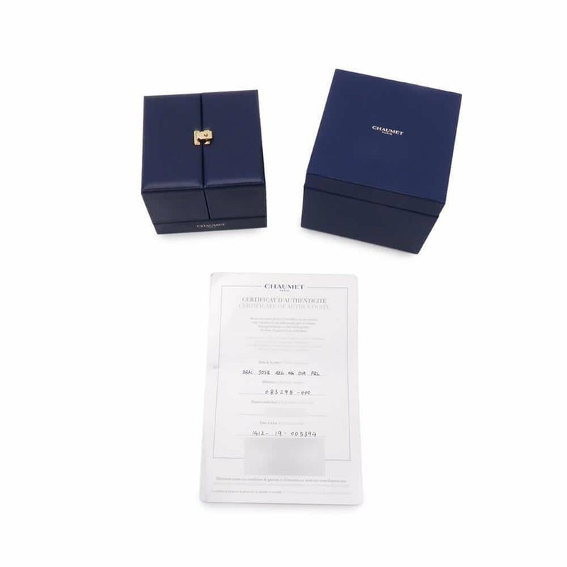 ショーメ ブレスレット ジョセフィーヌ エグレット ブレスレット ダイヤモンド パール K18WG 083295 CHAUMET ジュエリー