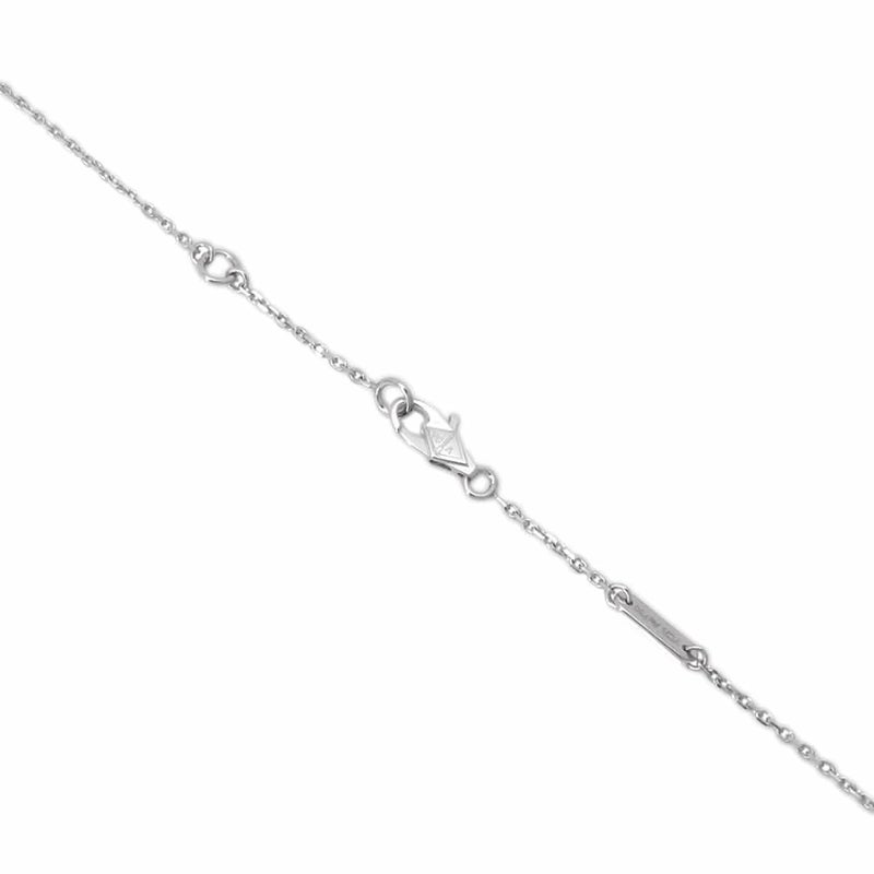 ヴァンクリ ネックレス スウィート アルハンブラ ペンダント ダイヤモンド 12P 0.08ct K18WGホワイトゴールド VCARO85900