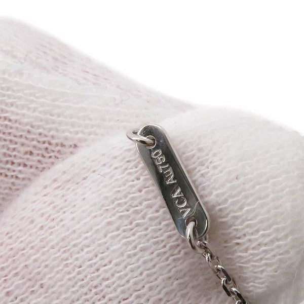 ヴァンクリ ネックレス スウィート アルハンブラ ペンダント ダイヤモンド 12P 0.08ct K18WGホワイトゴールド VCARO85900