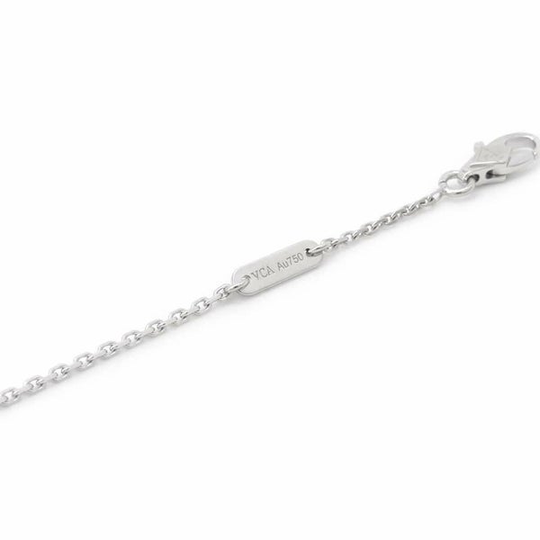 ヴァンクリ ネックレス スウィート アルハンブラ ペンダント ダイヤモンド 12P 0.08ct K18WGホワイトゴールド VCARO85900