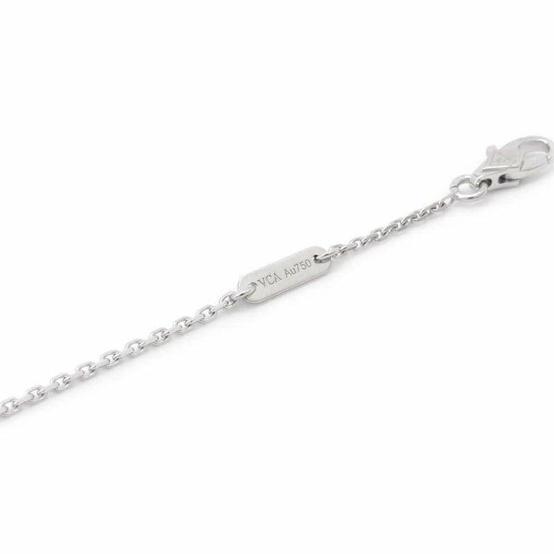 ヴァンクリ ネックレス スウィート アルハンブラ ペンダント ダイヤモンド 12P 0.08ct K18WGホワイトゴールド VCARO85900