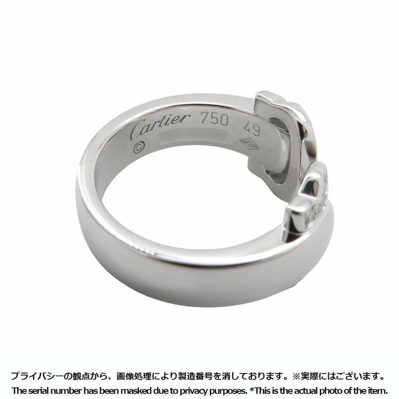 カルティエ リング 2C ブークルセ ダイヤモンド K18WGホワイトゴールド リングサイズ49 Cartier ジュエリー