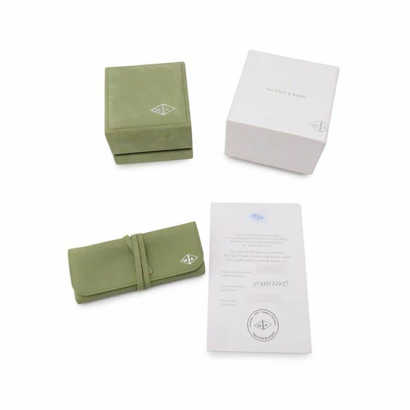 ヴァンクリーフ&アーペル リング ペルレ シニアチュール リング K18PG リングサイズ57 VCARN32400/VCARN32457