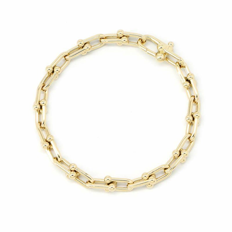 ティファニー ブレスレット ハードウェア スモールリンク K18YGイエローゴールド Tiffany&Co. ジュエリー