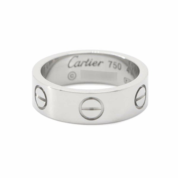 カルティエ リング ラブリング クラシックモデル K18WG リングサイズ49 B4022649 Cartier 指輪 LOVEリング ジュエリー