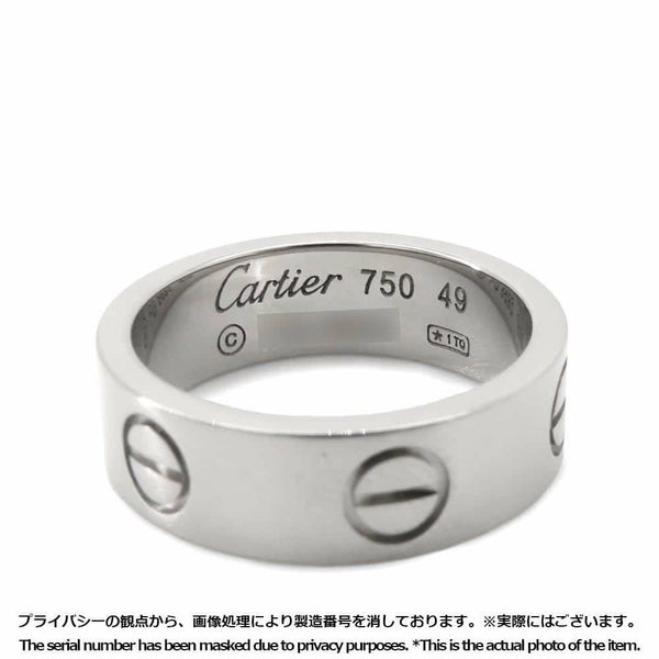 カルティエ リング ラブリング クラシックモデル K18WG リングサイズ49 B4022649 Cartier 指輪 LOVEリング ジュエリー