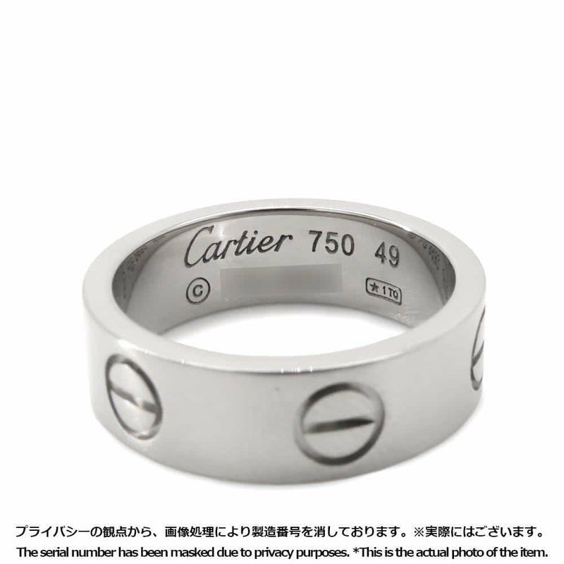 カルティエ リング ラブリング クラシックモデル K18WG リングサイズ49 B4022649 Cartier 指輪 LOVEリング ジュエリー