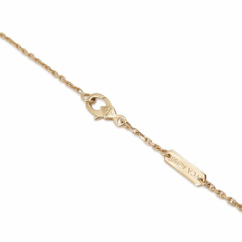 ヴァンクリーフ&アーペル ネックレス ヴィンテージ アルハンブラ ペンダント オニキス K18YGイエローゴールド VCARA45800