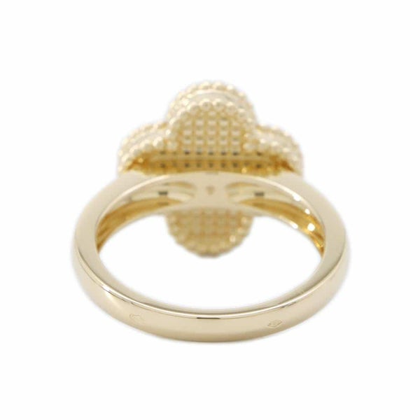 ヴァンクリーフ&アーペル リング ヴィンテージ アルハンブラ リング ギヨシェ K18YG リングサイズ52 VCARP61355/VCARP61300 指輪