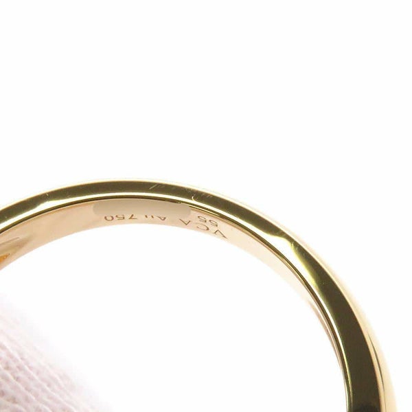 ヴァンクリーフ&アーペル リング ヴィンテージ アルハンブラ リング ギヨシェ K18YG リングサイズ52 VCARP61355/VCARP61300 指輪