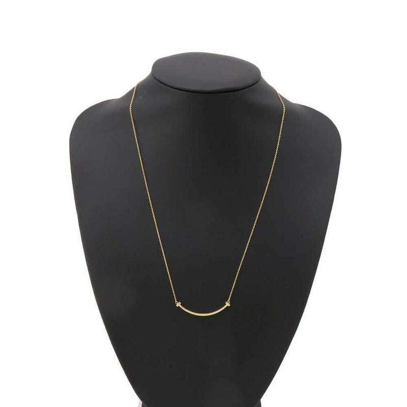 ティファニー ネックレス Tスマイル スマイル ペンダント スモール K18YG 60011679 Tiffany&Co. ジュエリー