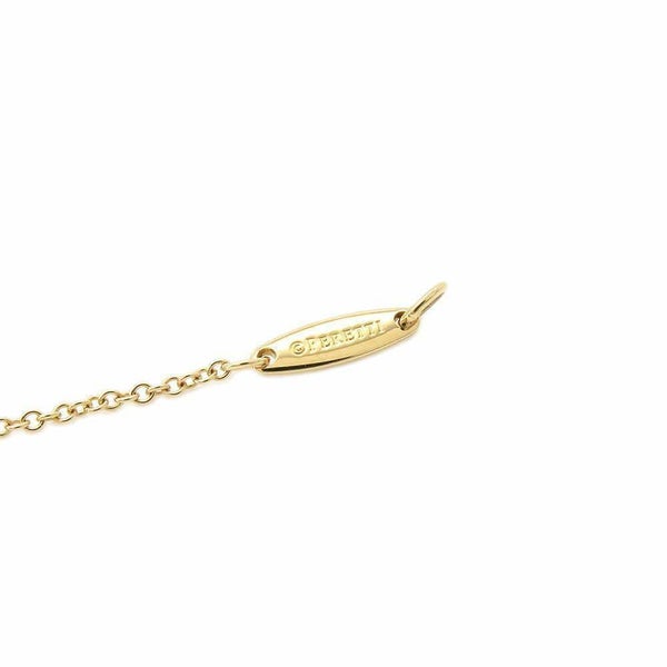 ティファニー ネックレス エルサ・ペレッティ バイザヤード シングル ダイヤモンド ペンダント 0.12ct K18YG 60017889 Tiffany&Co.