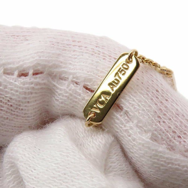 ヴァンクリーフ&アーペル ネックレス ヴィンテージ アルハンブラ ペンダント ギヨシェ K18YGイエローゴールド VCARP4KL00