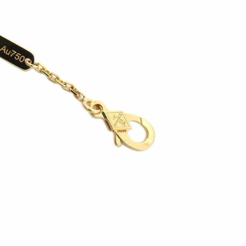 ヴァンクリーフ&アーペル ネックレス ヴィンテージ アルハンブラ ペンダント ギヨシェ K18YGイエローゴールド VCARP4KL00