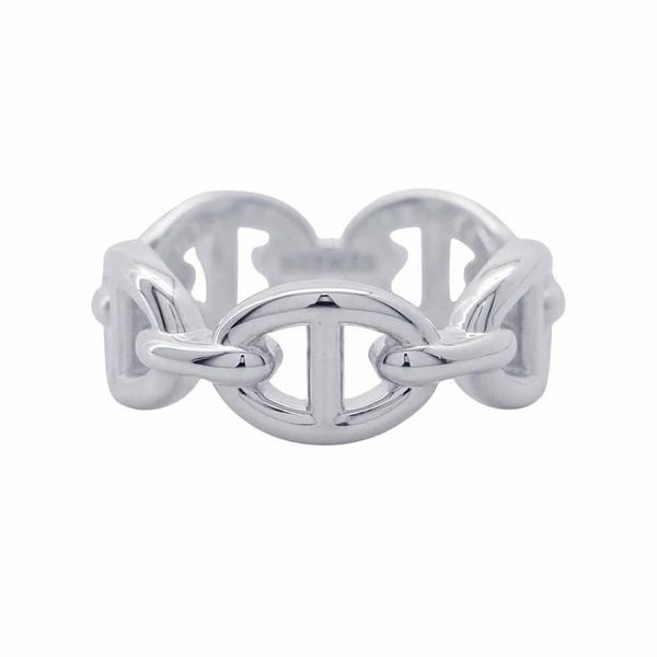 エルメス リング シェーヌダンクル アンシェネPM SV925シルバー リングサイズ50 HERMES ジュエリー