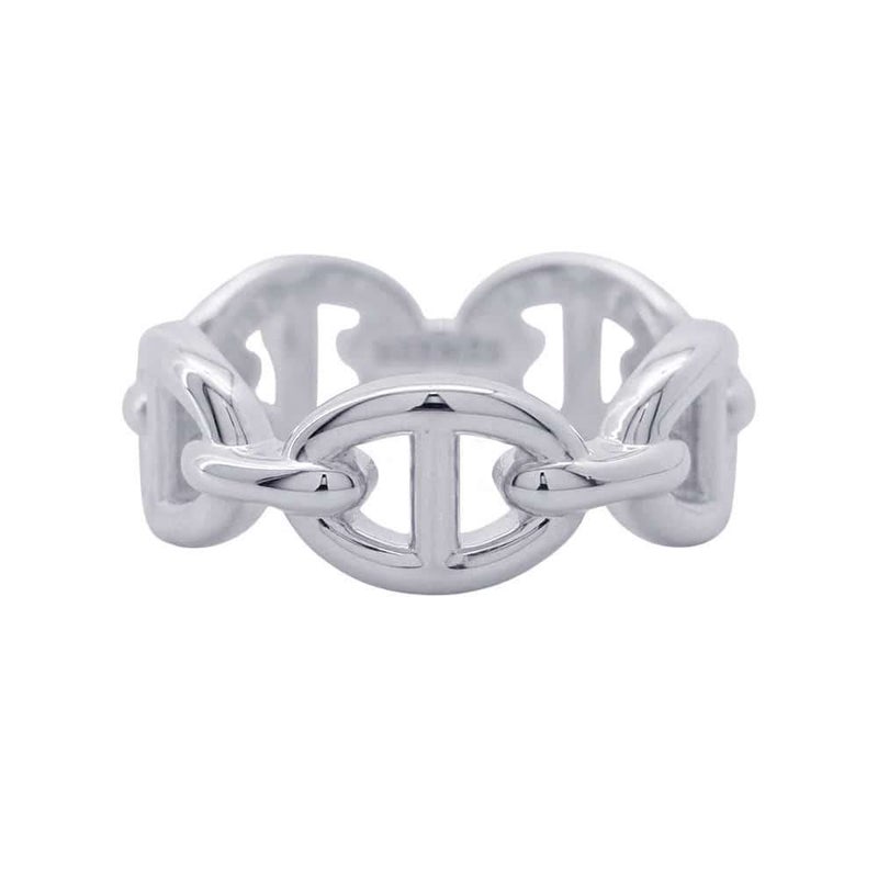 エルメス リング シェーヌダンクル アンシェネPM SV925シルバー リングサイズ50 HERMES ジュエリー