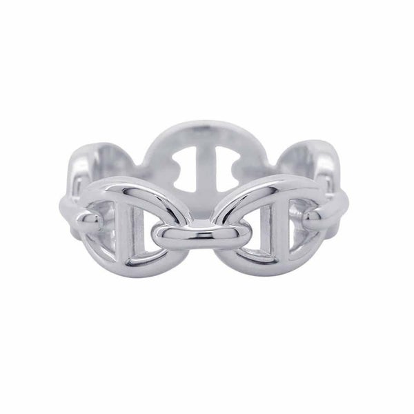 エルメス リング シェーヌダンクル アンシェネPM SV925シルバー リングサイズ50 HERMES ジュエリー