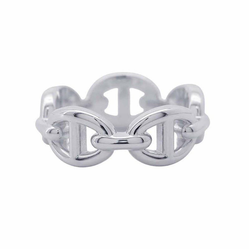 エルメス リング シェーヌダンクル アンシェネPM SV925シルバー リングサイズ50 HERMES ジュエリー