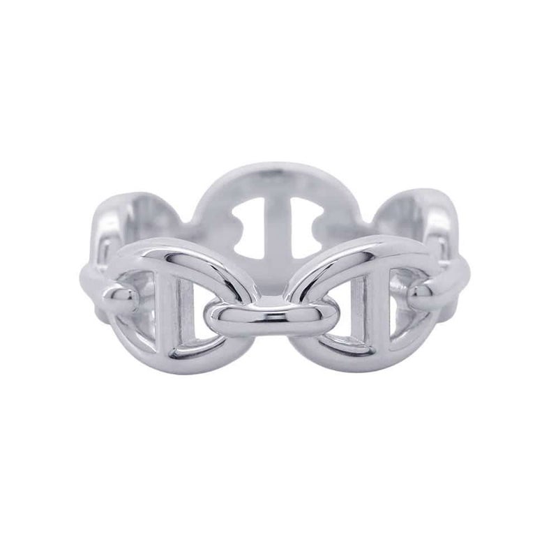 エルメス リング シェーヌダンクル アンシェネPM SV925シルバー リングサイズ50 HERMES ジュエリー