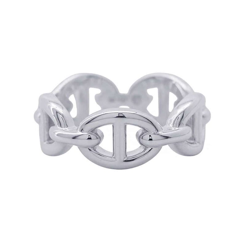 エルメス リング シェーヌダンクル アンシェネPM SV925シルバー リングサイズ50 HERMES ジュエリー