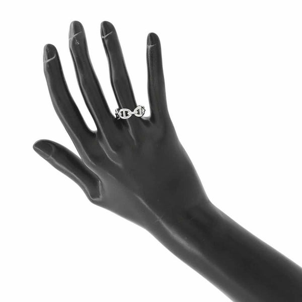 エルメス リング シェーヌダンクル アンシェネPM SV925シルバー リングサイズ50 HERMES ジュエリー