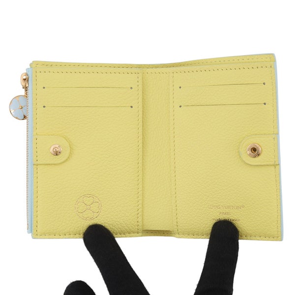 ルイヴィトン 二つ折り財布 モノグラム・アンプラント ポルトフォイユ・リサ M28049 LOUIS VUITTON
