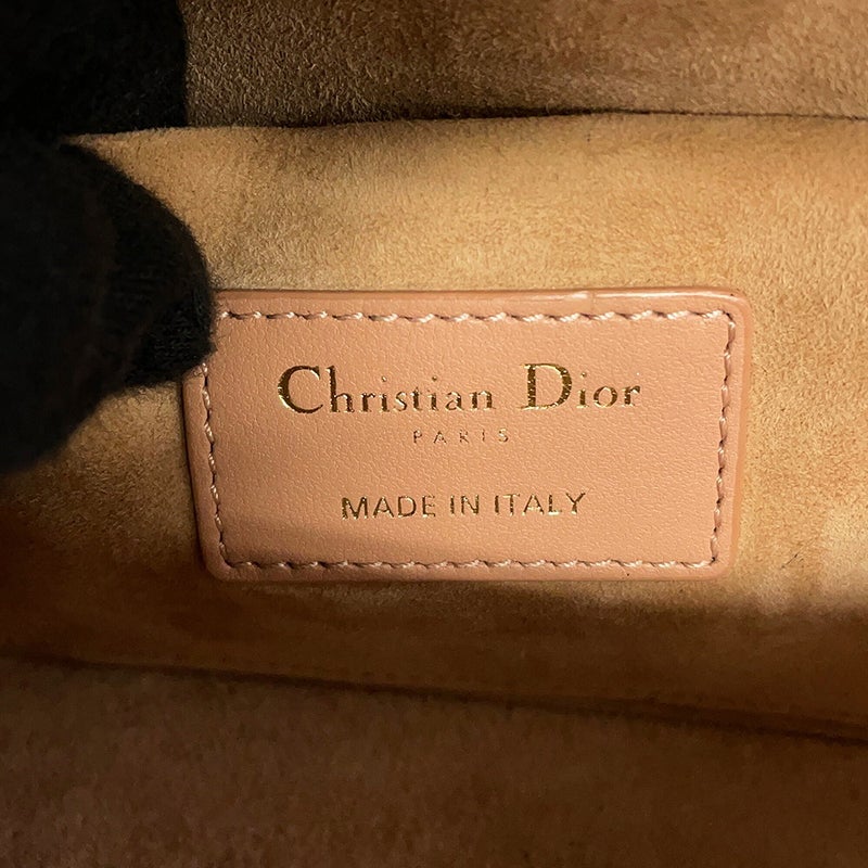 クリスチャン・ディオール ハンドバッグ カナージュ バニティバッグ スモール ラムスキン S5488UNTR Christian Dior 2way