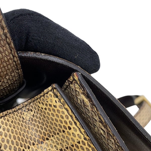 セリーヌ ショルダーバッグ クラシックボックス スモール パイソン CELINE