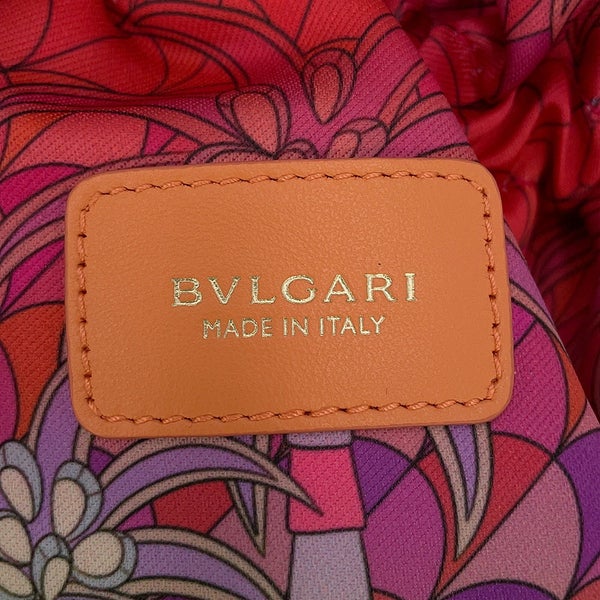 ブルガリ ショルダーバッグ セルペンティ バケットバッグ レザー ラタン BVLGARI