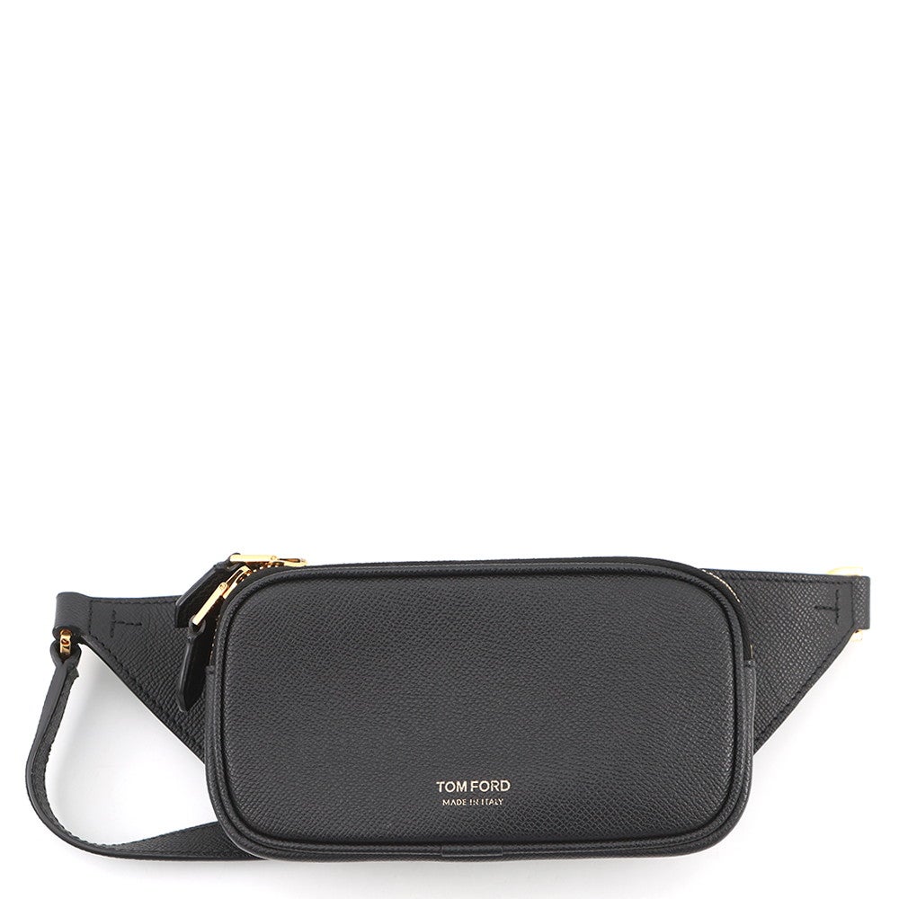 トムフォード　TOM FORD ボディバッグ　ウエストポーチ H0409T トムフォード ボディバッグ レザー TOM FORD ウエストバッグ メンズ 黒